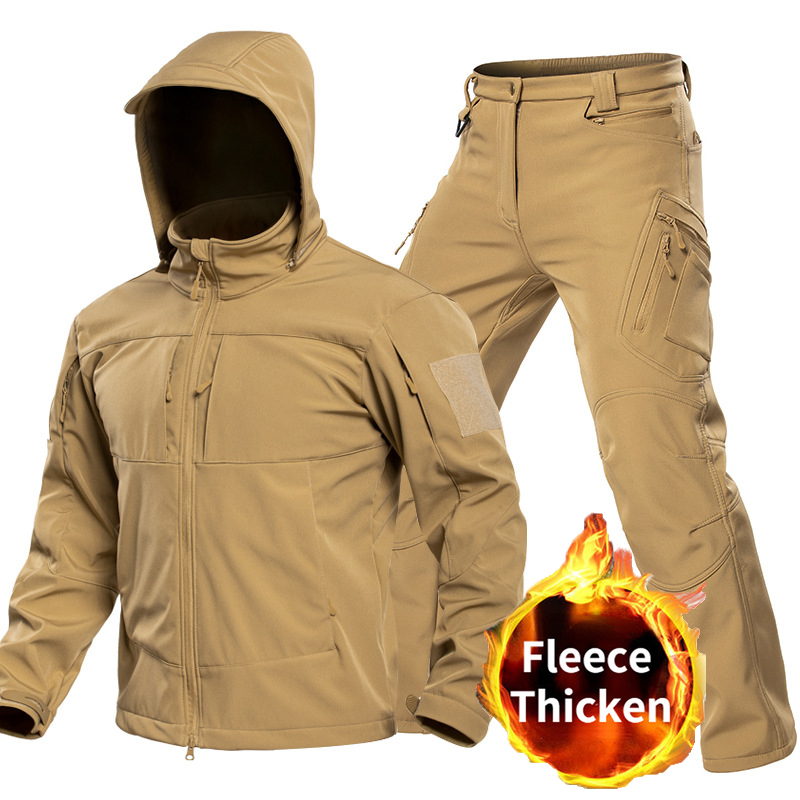 Hunting Outdoor Pants - Outdoor Tactical Softshell Suit for Men