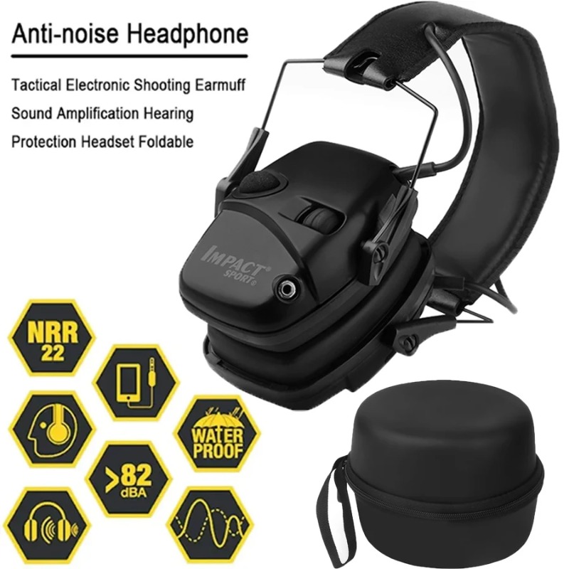 Shooting Ear Muff - Outdoor Tactical Electronic Shooting Earmuff Active