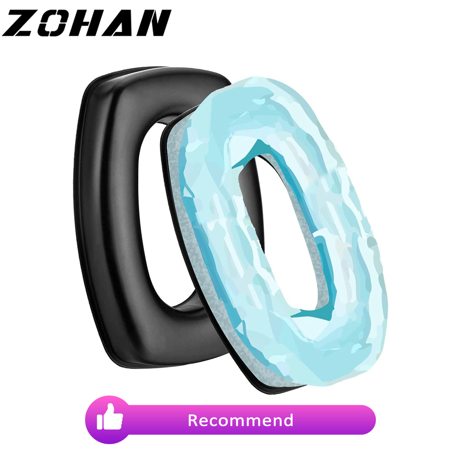 Shooting Ear Muff - ZOHAN Gel Ear Pads, Replacement Ear