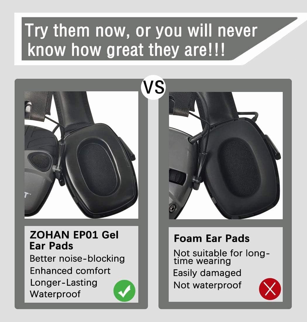 ZOHAN Gel Ear Pads, Replacemen - đánh giá và giá Shooting Ear Muff