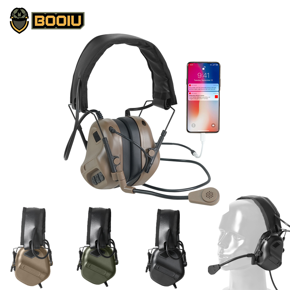 BOOIU Tactical Electronic Shoo - đánh giá và giá Shooting Ear Muff