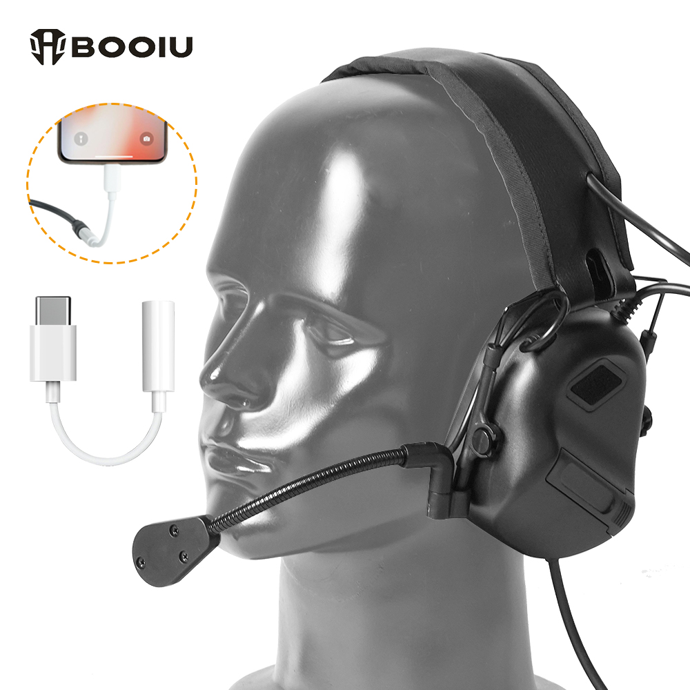 BOOIU Tactical Electronic Shoo - đánh giá và giá Shooting Ear Muff