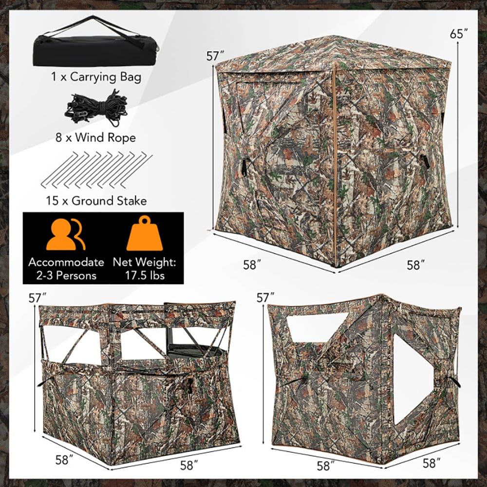 5-in-1 Detachable Hunting Blin - đánh giá và giá Hunting & Outdoor Supplies Carterton Reviews