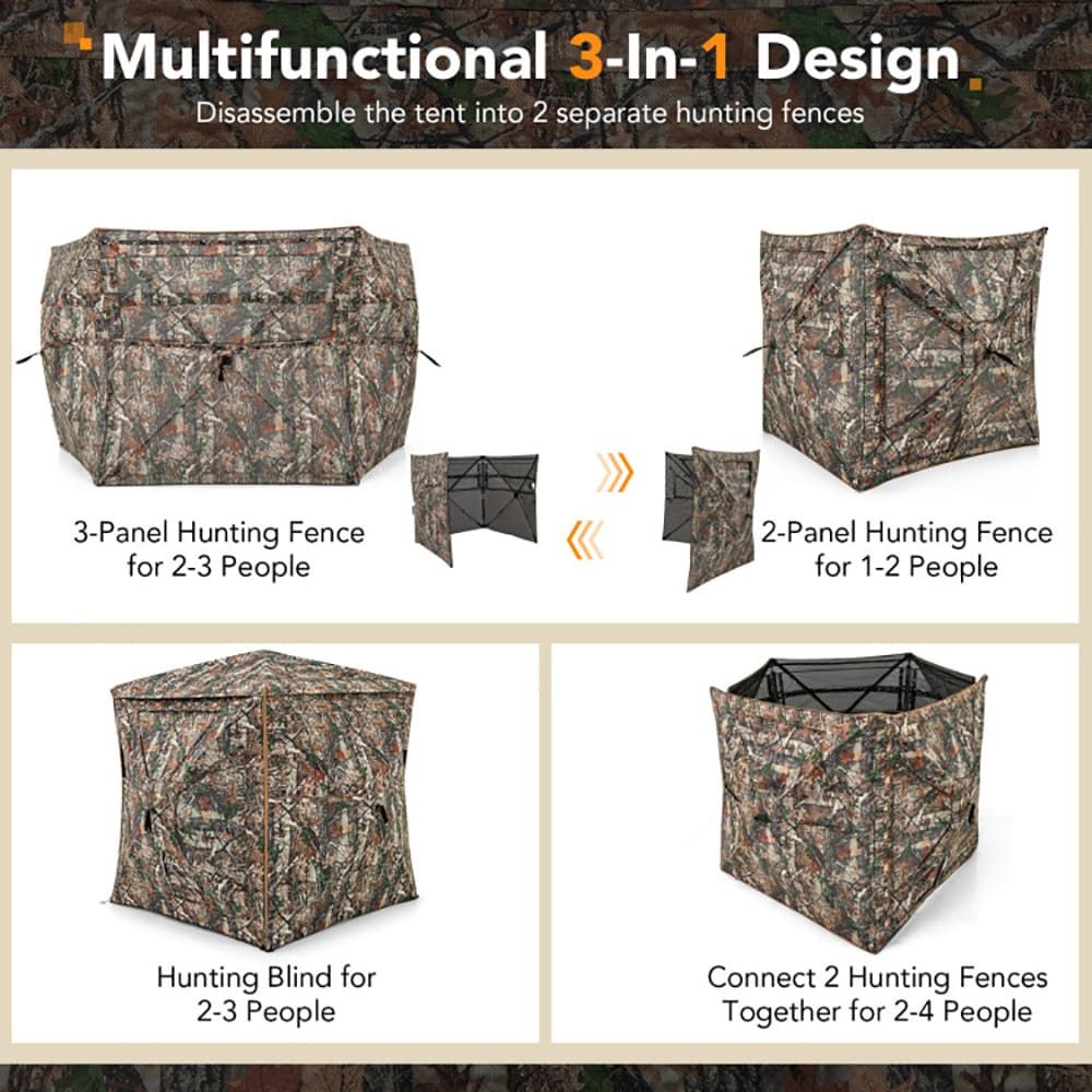 5-in-1 Detachable Hunting Blin - đánh giá và giá Hunting & Outdoor Supplies Carterton Reviews